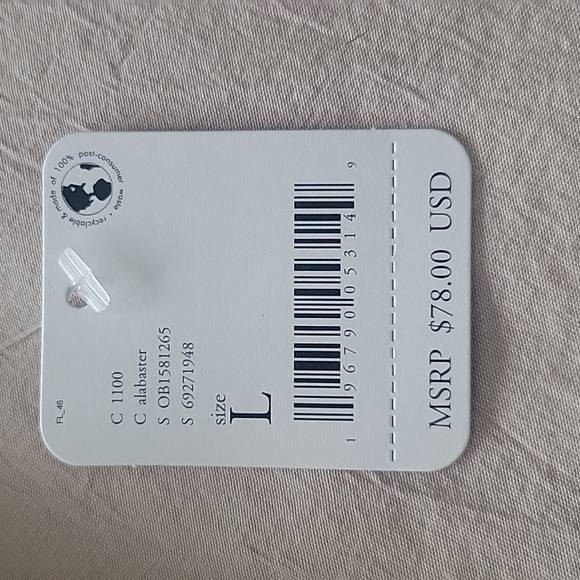 Free People Santa Clara Alabaster Thermal Oversized Top NWT - Picture 4 of 4